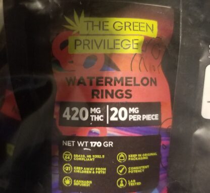 thc watermelon rings 420mg